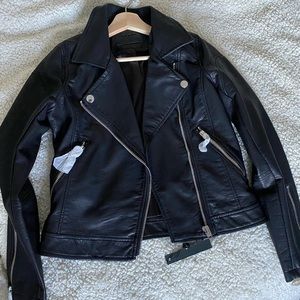 Blank NYC Black Leather Jacket